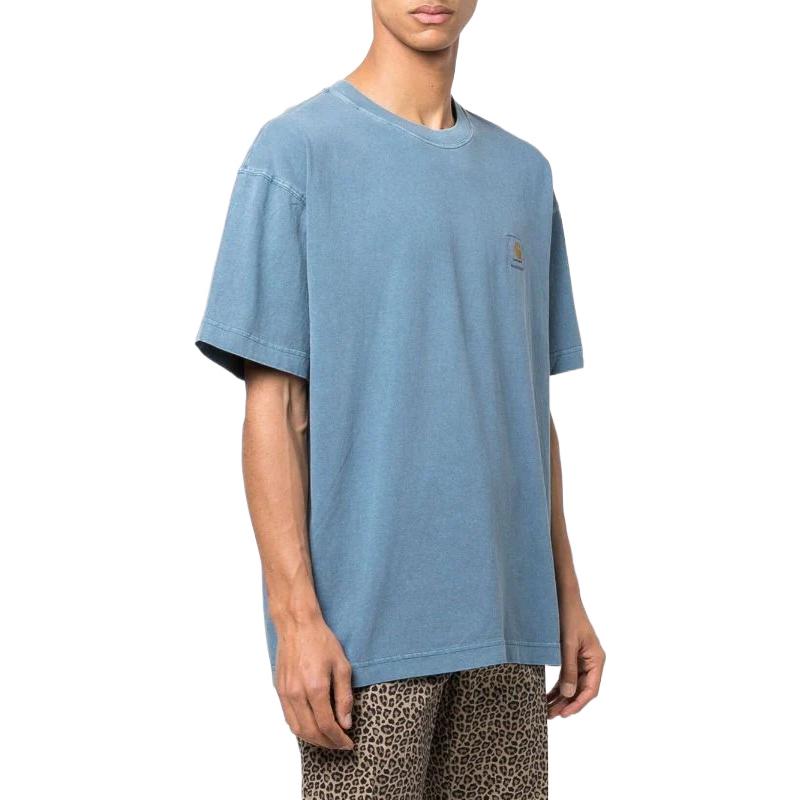 Carhartt WIP Nelson T-shirt Icy Water Men Streetwear I029949-0NW-XX