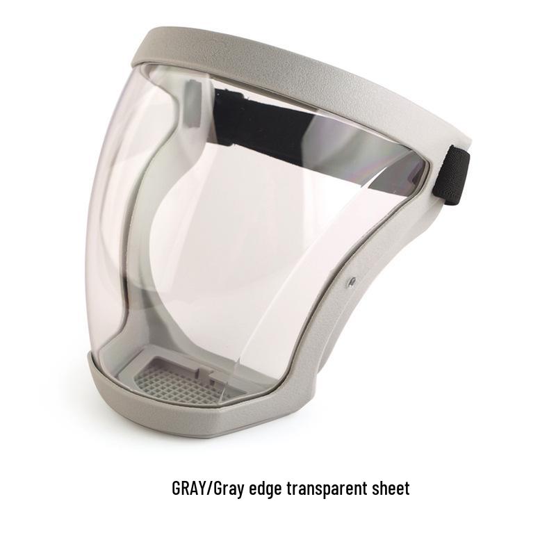 HD Transparent Horse Head Face Shield with Anti-Droplet Goggles, Unisex Headband Style