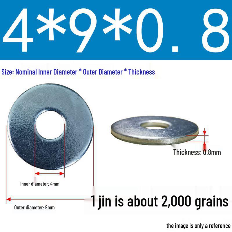 Galvanized Oversized Metal Washers M3-M60