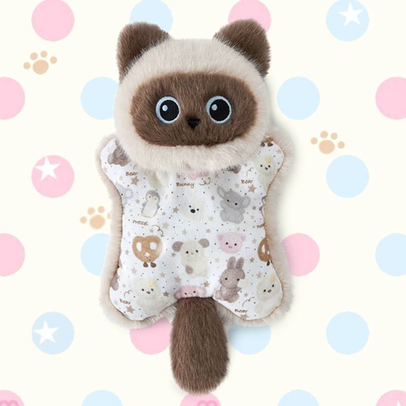 Cat Plush Toy For Kids With Soft Polyester Filling Perfect For Comfort And Giftgiving