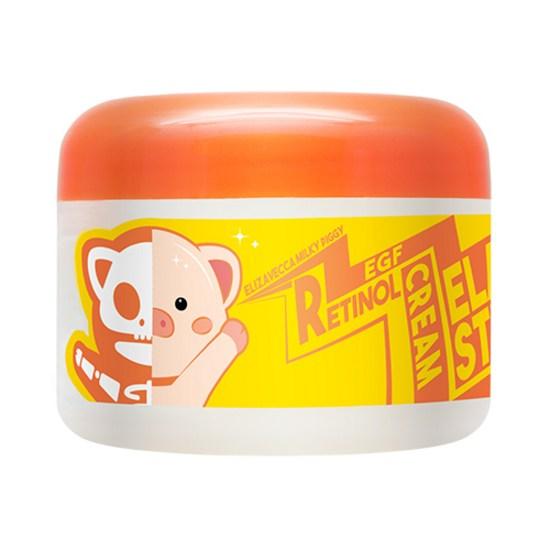 

[Elizavecca] Milky Piggy EGF Elastic Retinol Cream 100g – Smooth & Firm-Looking Daily Moisture (1pc)
