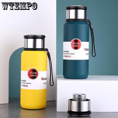 Large Capacity Water Cup  Thermos Cup 800ml Vacuum Flasks Portable Stainless Steel Thermos Cup Water Bottle Travel Tea Mug Office Thermos Cup