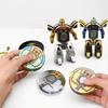 Deformable Round To Robot Fidget Spinner Creative Transformable Sensory Toy Stress Relief Gadget for Adults Office Use