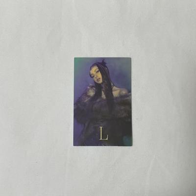 [USED] BLACKPINK Lisa Solo Lalisa Album Rare Card Trading Card