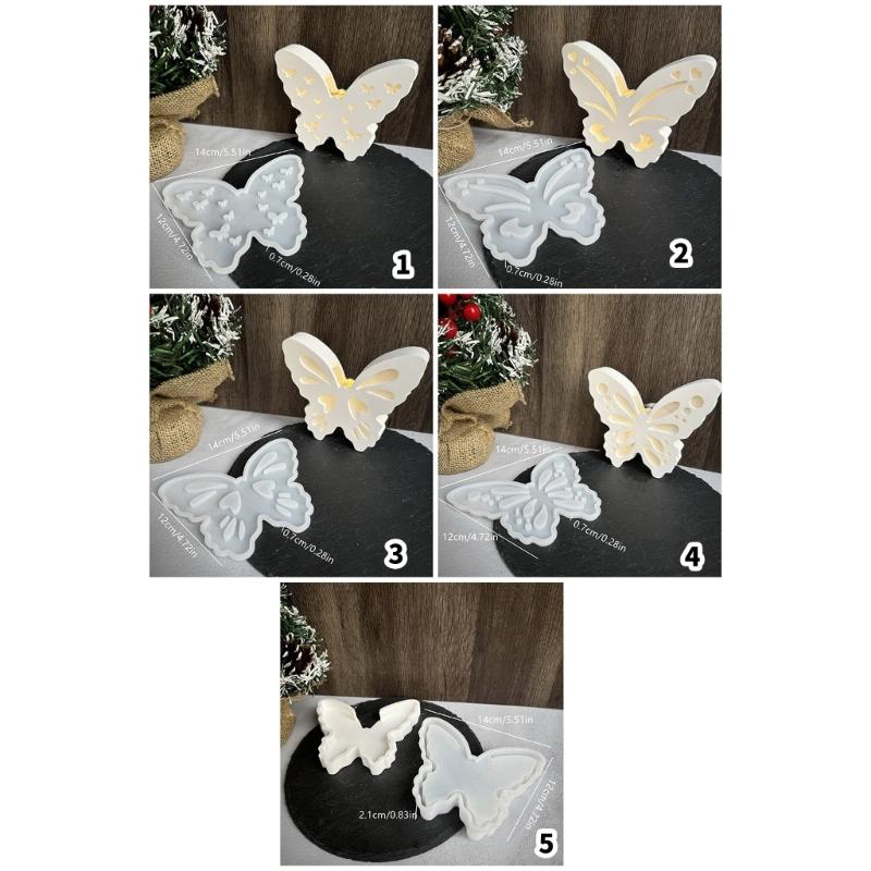Flexible Silicone Mould for Glowing Butterfly Night Light Creative Designs For Romance Atmospheres Home Decoration