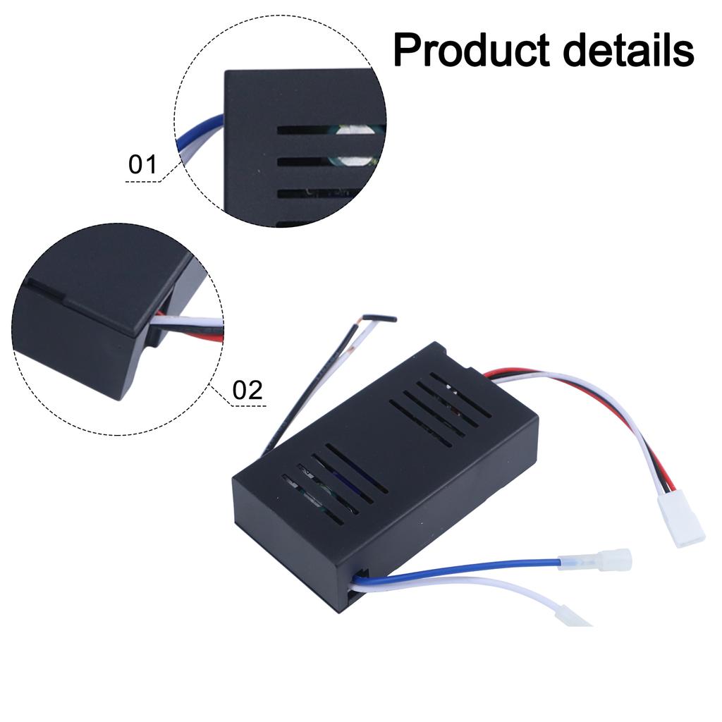 Ceiling Fan Light Remote Control Receiver Frequency Conversion with 6 Fan Speeds and Timer Function for Energy Efficiency