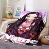 Customiz Name Personality Demon Slayer Nezuko Blanket Soft &Warm Sofa Office Bed Travel Lunch Break Blanket, Gift Suitable All Seasons