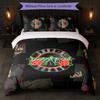 Guns N’ Roses Print 3Pcs Bedding Set Duvet Cover With Two Pillowcases Soft Bed Linen For Household Bedroom