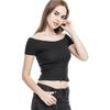 Urban Classics Ladies - Off Shoulder Rib Top Black