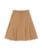 CARGOBROS FOR WOMAN Pleated Long Skirt (Beige)