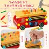 Assembly Toy Fire Truck Carpentry Toy Wooden Montessori Wooden Toy Car DIY Screw Car Educational Toy Ages 8 Years Old Boys and Girls Birthday Gift
