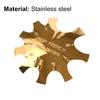 Nail Cutter Plate French Manicure Rust-Proof Stainless Steel Nail Art Manicure Edge Trimmer for Female