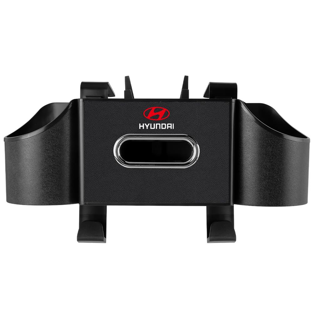 Car Chair Back Storage Bag Multi-function Tissue Box Water Cup Holder Storage Bag For Hyundai Kona Accent Elantra Tucson GDI I30 XX1