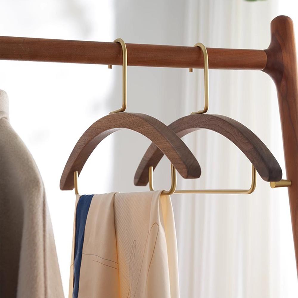 Natural Wood Hanger for Coat Thickening Widen Wood Clothes Hangers Clothes Store Display Hanging Rack Wardrobe Storage Organizer