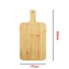 In-Stock Round Wooden Pizza, Bread, Dessert Tray with Handle - Solid Wood Plate for Steak, Sushi, Cake