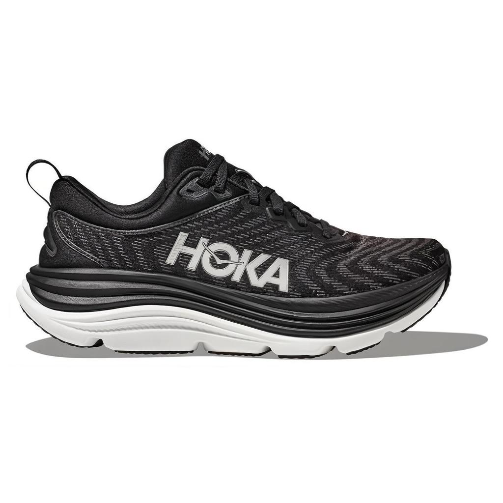 HOKA Gaviota 5 2E Breed Zwart Wit Heren Sneakers 1134234-BWHT