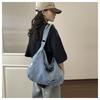 IELGY Denim Bag Fashion Commuter Shoulder Large Capacity Crossbody Bag