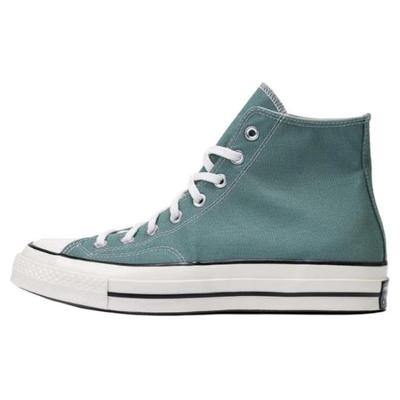 Chuck 70 Everyday Versatile Wear-Resistant and Lightweight High Top Espadrilles Unisex Teal