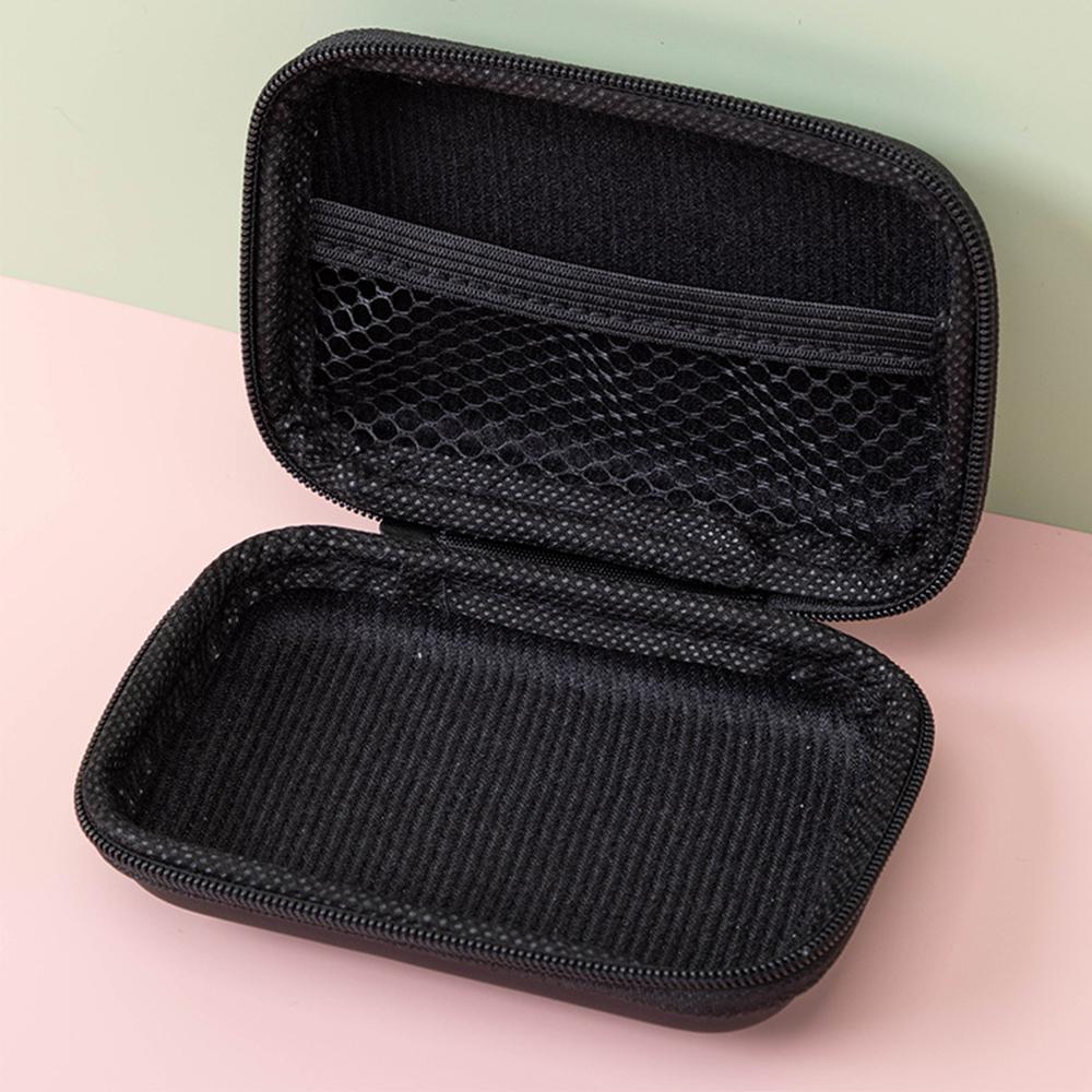 1PC Portable Mini Tech Accessory Organizer Bag, EVA Hard Shell for Earbuds, USB Drives & Chargers Home & Travel Organization