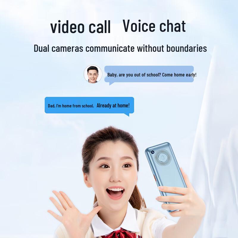 DOOV E9+ 4G Telefono a Funzioni per Studenti e Anziani (Versione NC)