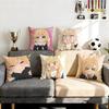 Cute Kitagawa Marin Cushion Cover Cushion Cover Set 4Pcs 50x50 45x45 40x40 Pillowcase Decorative Sofa Home Decor