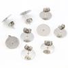 Ne se décolore pas 100 pièces/lot Clous d'oreilles vierges en acier inoxydable Adaptés pour supports de cabochon et camée de 12 mm Accessoires de fabrication de bijoux DIY Fournitures