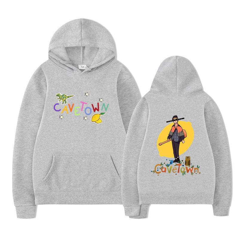 Autumn And Winter Sweater Cavetown Printed Trend Loose Sweater Hip Hop High Street Versatile Hooded Jacket Casual
