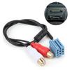 8 Pin Mini ISO RCA Cable Adapter for BlaPunkt Compact Disc Changer Car Stereo Line