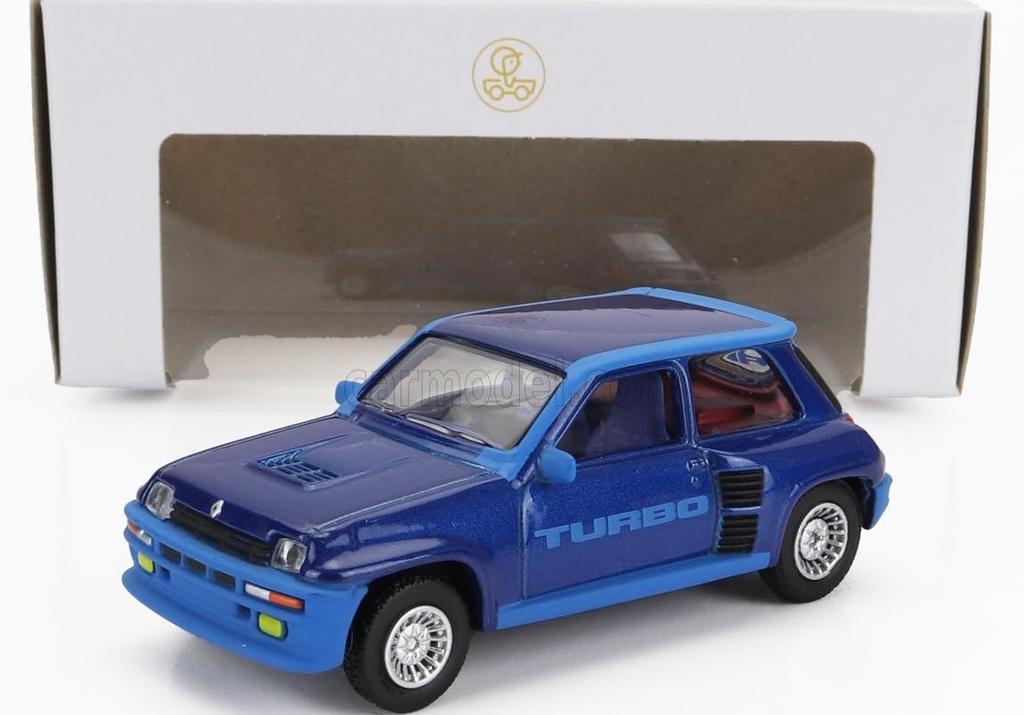 NOREV Renault Die-Cast Car 1/64 Renault R5 TURBO 1980 (Blue)