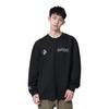 Li-Ning Wade Series Printed Letter Crewneck Pullover Sweatshirt Unisex Sweatshirt Black AWDTB79-1