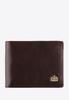 Wittchen Men's Leather Wallet With Two Zippers Brown Natural Leather