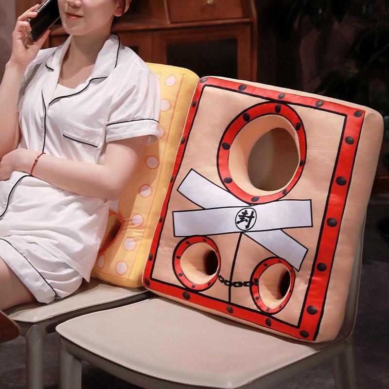 Creative Shackles Throw Pillow Office Back Neck Cushion U Shaped Toys Plush