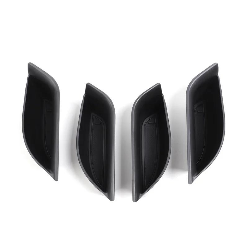 Door Side Storage Box For 2024 Volkswagen ID.7 VIZZION Car Door Handle Storage Tray Interior Modification Accessories