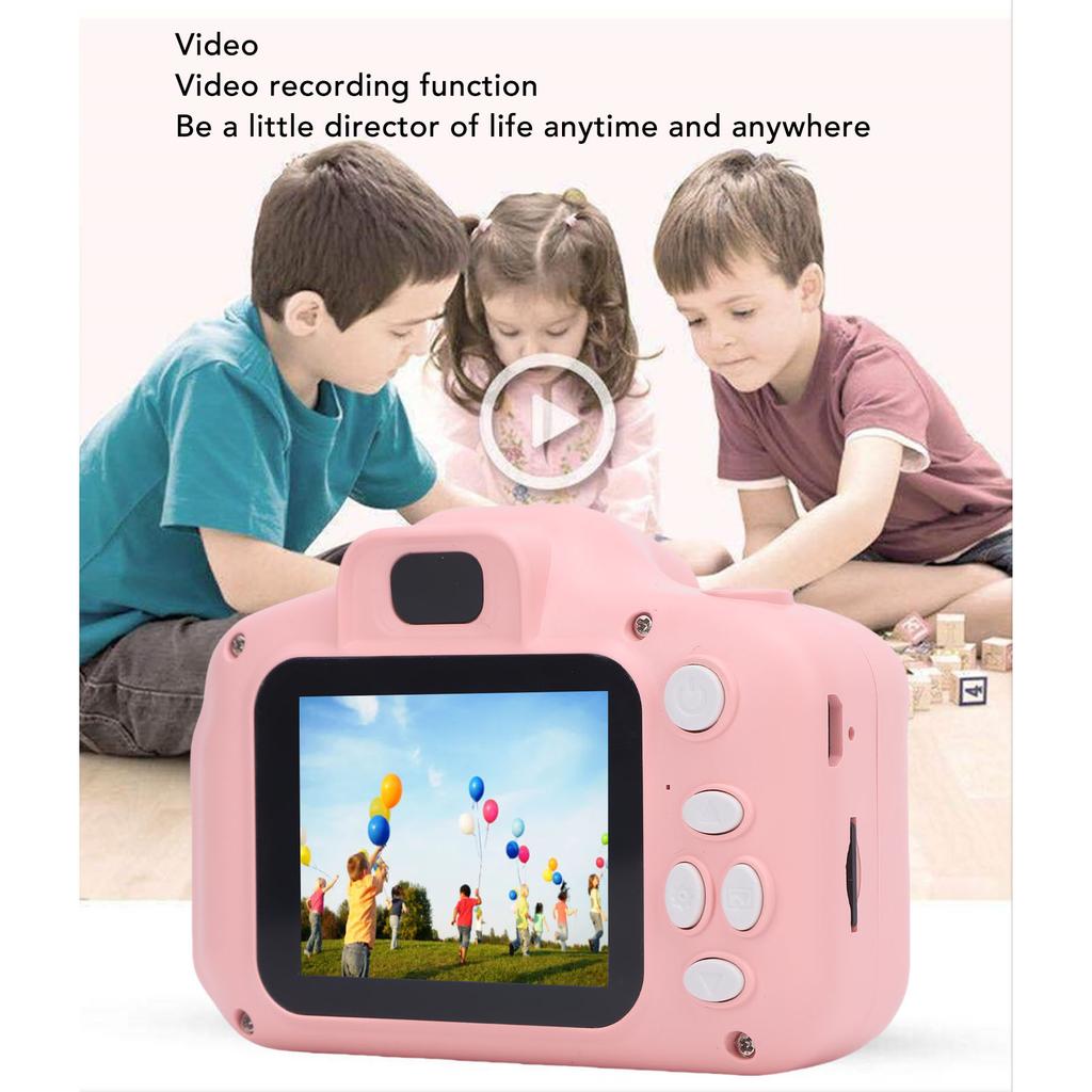 Digital Camera 1080P 48MP Timed Loop Recording 8X Optical Zoom Portable Camera with Filters Game Music for Daily Use Travel Roseate