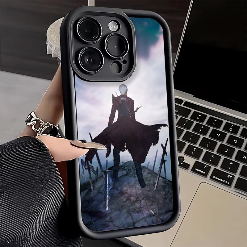 Phone Case for iPhone 17 Air 16E 15 16 Pro Max Fate Zero Stay Night Archer Cover 14 Plus 13 12 Mini Soft Shell Silicone Fundas