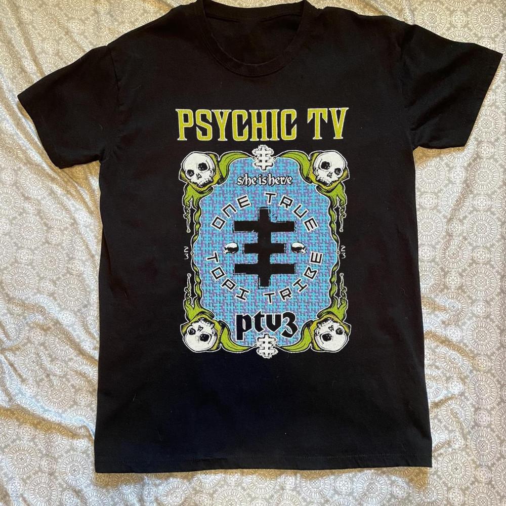 2008 PSYCHIC TV Tour T Shirt Band Full Size S-5XL Unisex T-Shirt XXXL