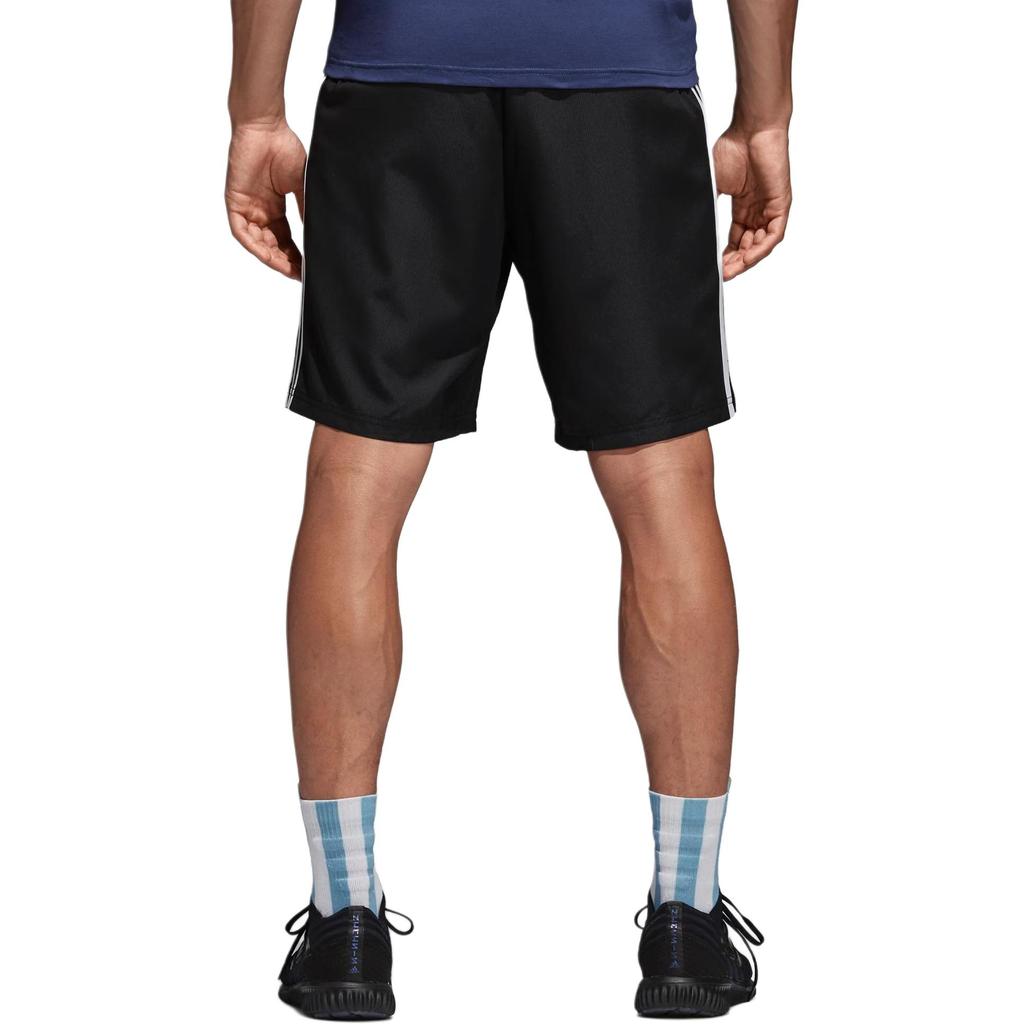 Adidas Lifestyle Casual Series Afa Wov Sho Lace Stripe Comfortable Woven Shorts Men Shorts Black CF2628