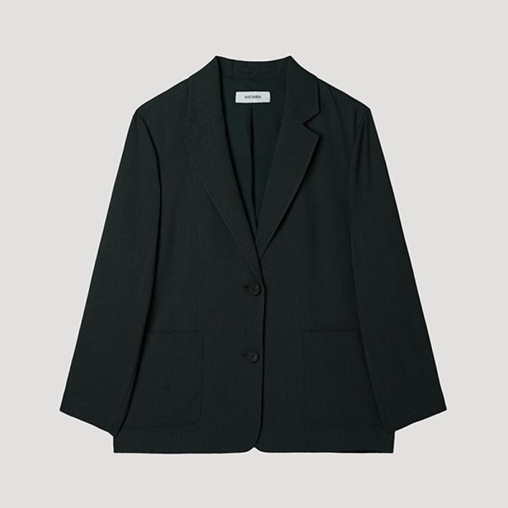 

[She S miSS] baSic Two Button Jacket Swwjkp22040 Dg dark gray/55