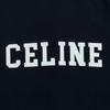 CELINE College Logo Teddy Jacket Black Men's Size M Model 2Y815345F