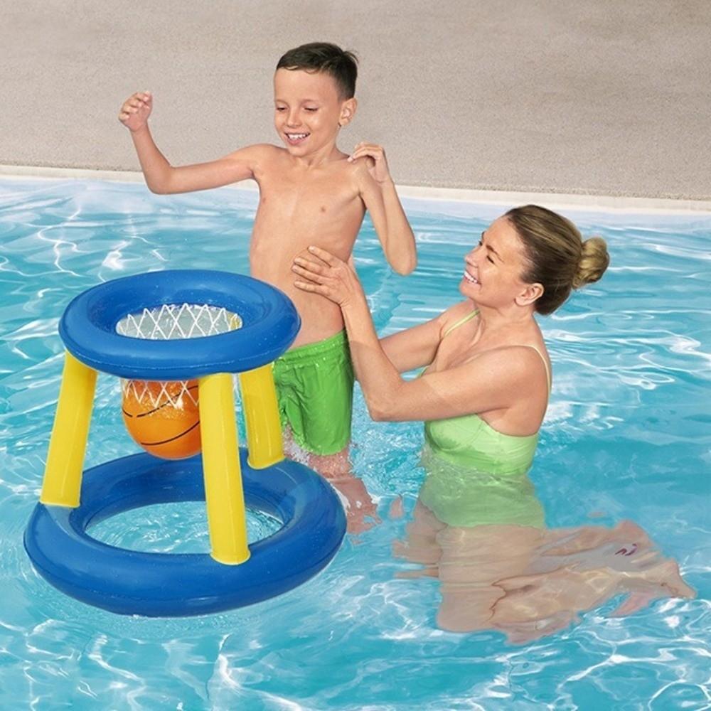 with Ball Inflatable Basketball Hoop Floating Basketball Water Games  Swimming Pool