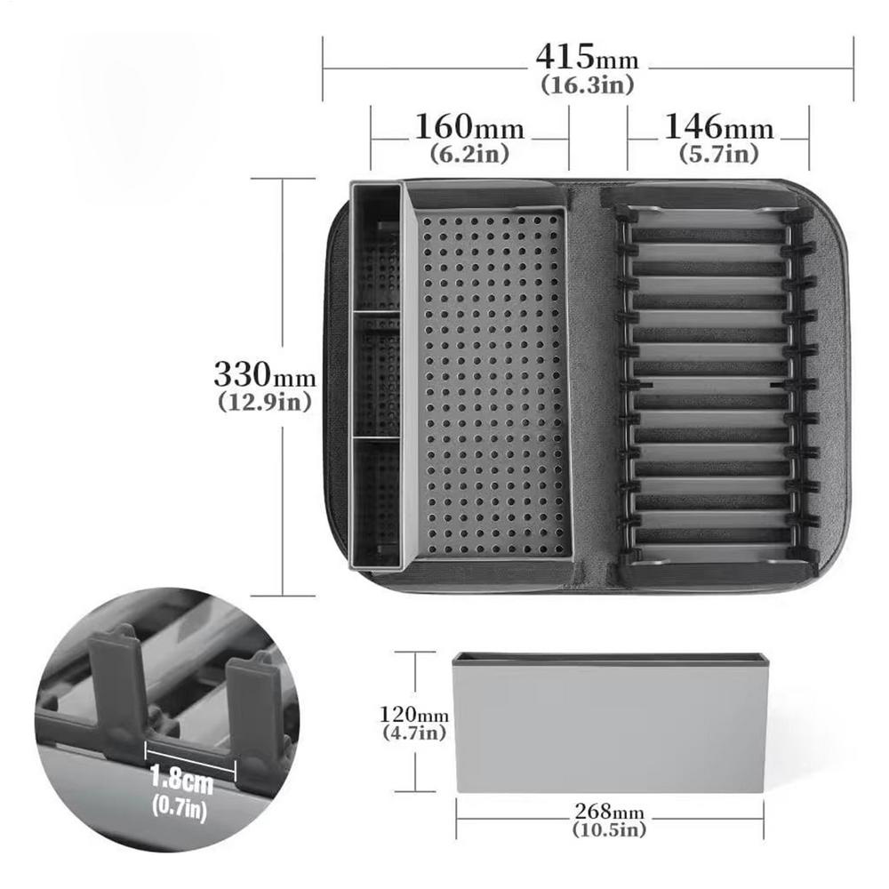 Сушильный коврик Супервпитывающий Быстросохнущий Органайзер для хранения Подставки для посуды для кухонной столешницы для чашек тарелок столовой посуды кастрюль сковородок дома M серебряный 5550₽
