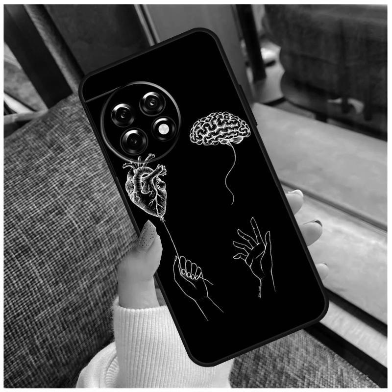 Medical Human Organs Brain Case For OnePlus 15 12R 13R 13T 10T 8T 13 12 11 10 Pro Nord 5 CE 2 3 4 Lite N20 N30 Coque