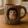 3D Coffee Cup 11 Oz Tree Hole Animal Tea Mug Reusable Cups For Morning Routine Work Relaxing Moments Home Birthday Party
