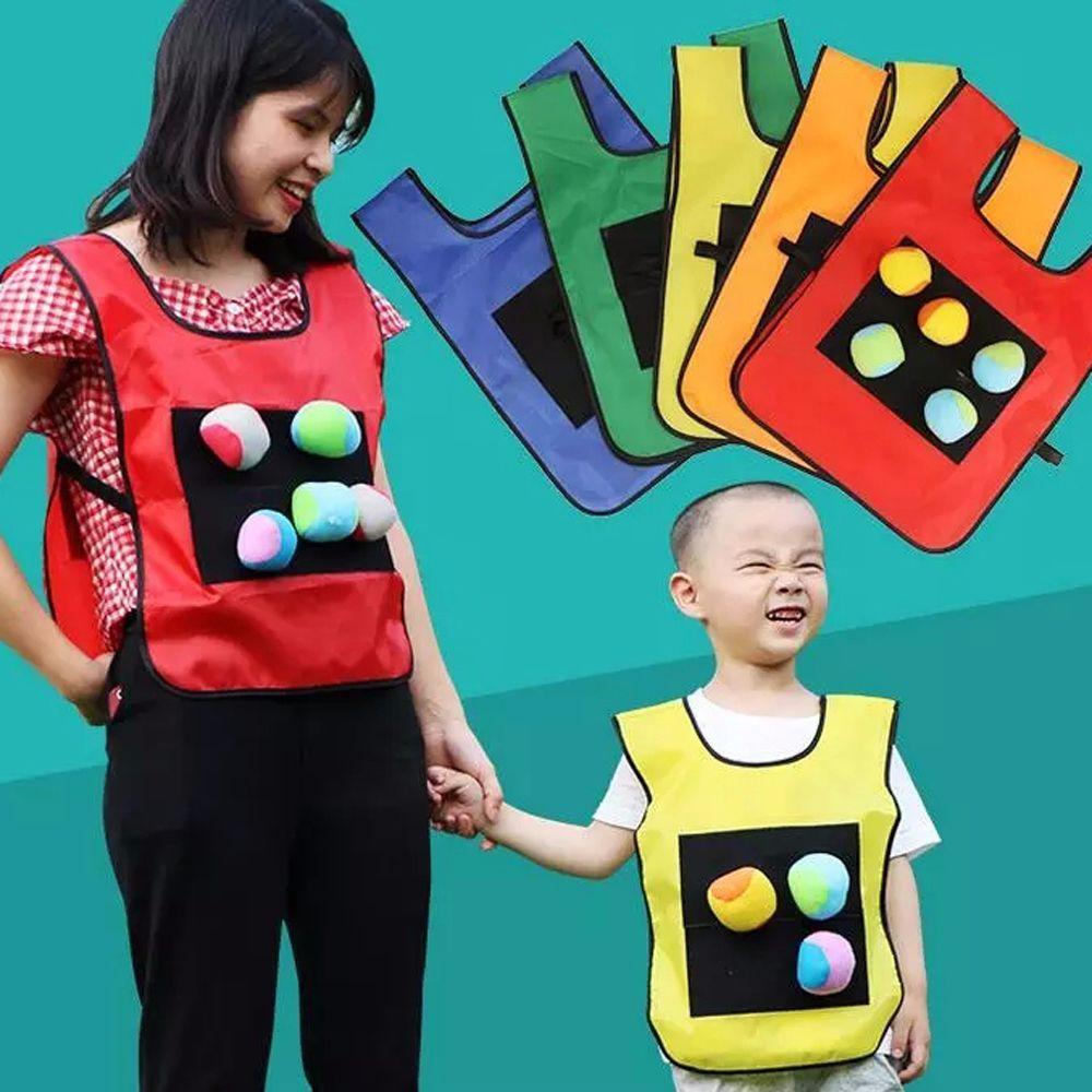 Vest Game Props Vest Outdoor Sport Game Vest Waistcoat With Sticky Ball Sticky Jersey Vest Game