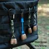 Bear Bells Outdoor Metal Pendant Keychains Camping Hiking Bear Protections Loud Cowbell For Outdoor Activity