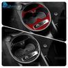 Pentru Abarth 595/695/Fiat 500 2016 2017 2018 2024 Autocolant Real din Fibră de Carbon Moale Trim pentru Suportul de Pahare LHD RHD