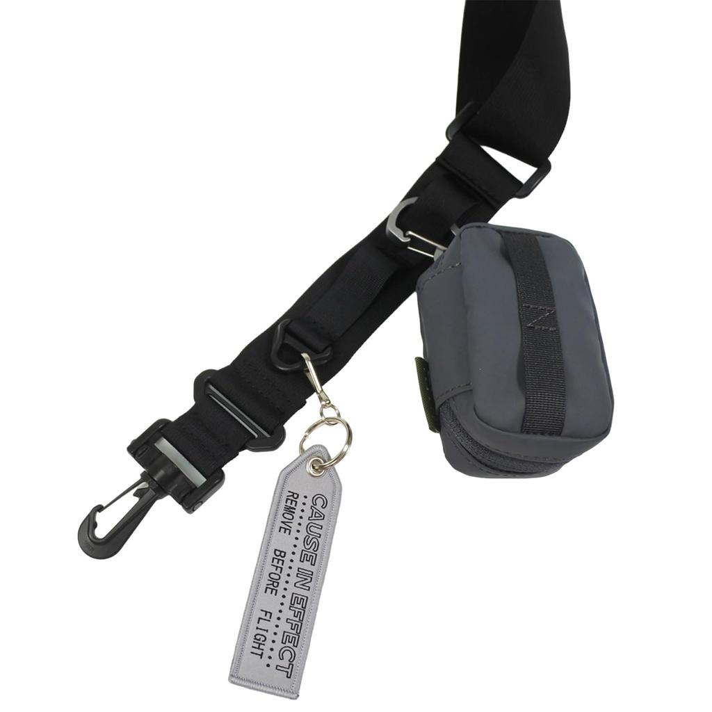 CIE BOTTLE SHOULDER BAG Tablet Made in and GRID-3 (L) BLACK, Storage, Lightweight, Waterproof, Japan, Cordura, Men's Women's