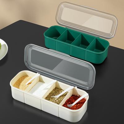 Portacondimenti con Vassoio Ghiaccio Vassoio Freddo per Servire per Bar Insalata di Frutta Taco Multiuso Refrigerato Portacondimenti con Scomparti e Coperchi Separati