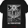 Camiseta Inspirada em Todas Elas Bruxas Azuis Místicas Rock Vintage Ligeiramente Esticada Macia Casual Unissex Homem Moda
