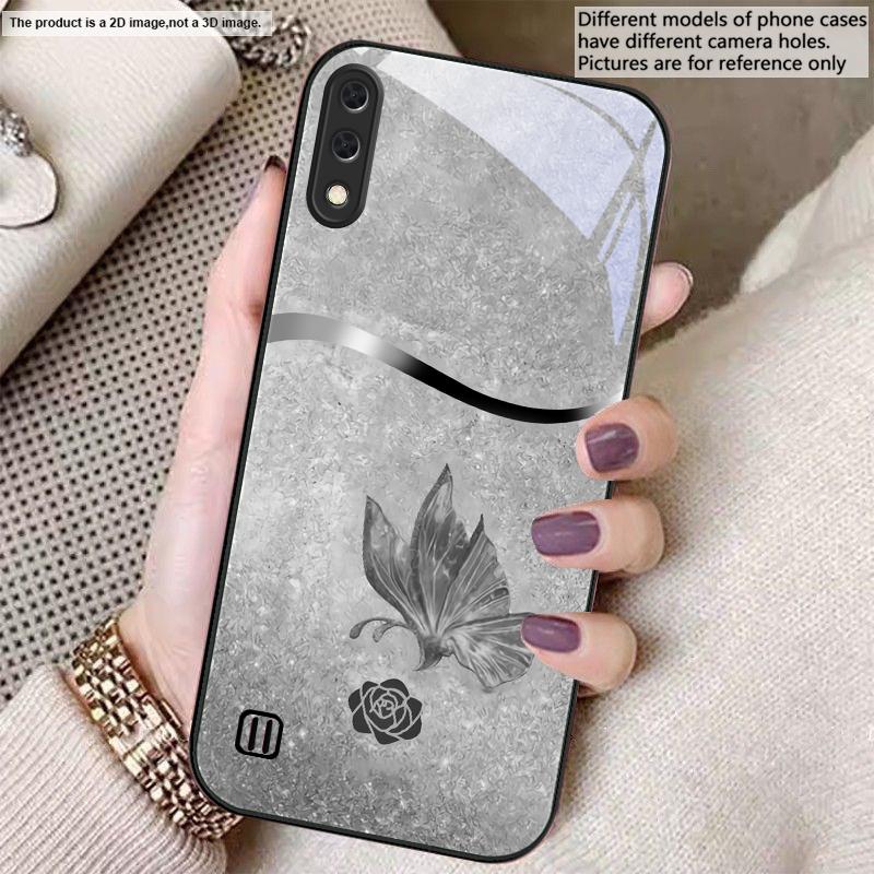 Full of Eastern Elegance For Samsung A01 02 A03 Core 04 05 06 10 12 A13 14 5G 15 16 M02 12 Note 8 9 10 20 Glass Ultra Phone Case